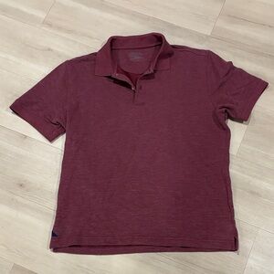 UNTUCKit Burgundy Polo Shirt